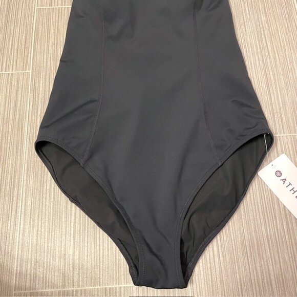 NEW Athleta Offshore Paddle One Piece Swimsuit Bathing Suit Black Size Medium - Picture 6 of 14